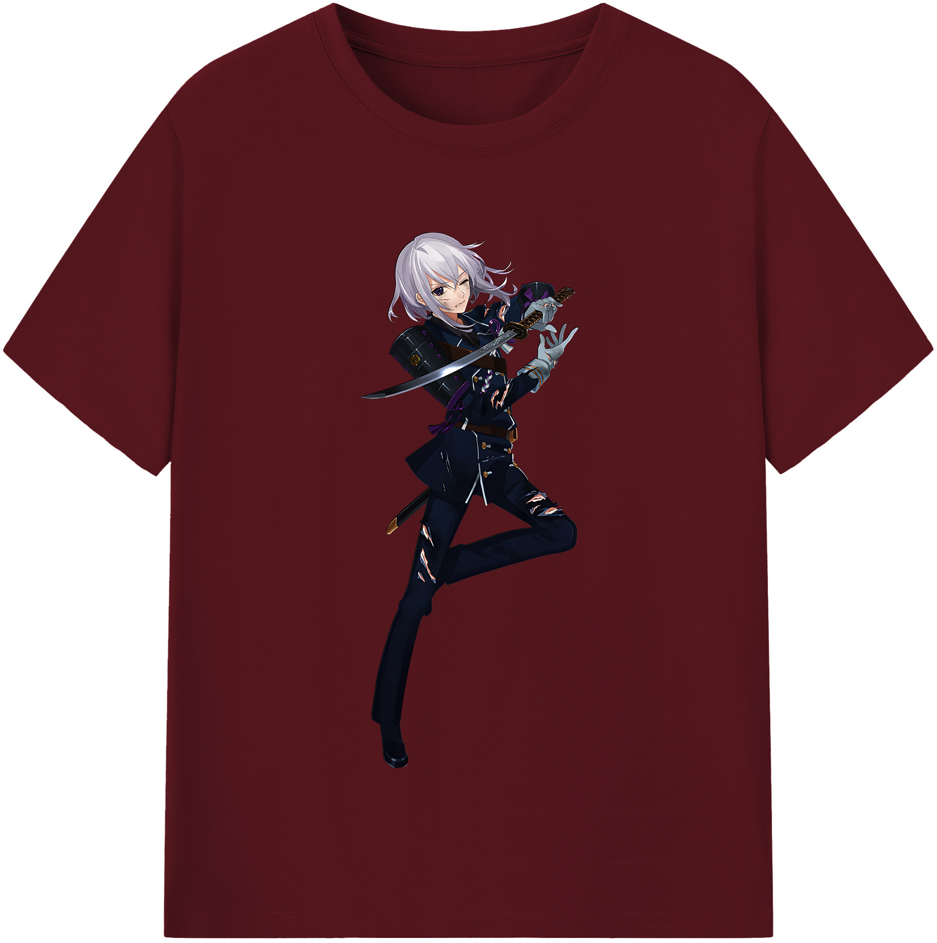 （画像用） 刀剣乱舞 Touken Ranbu 綿100％半袖Tシャツ（フロントプリント）